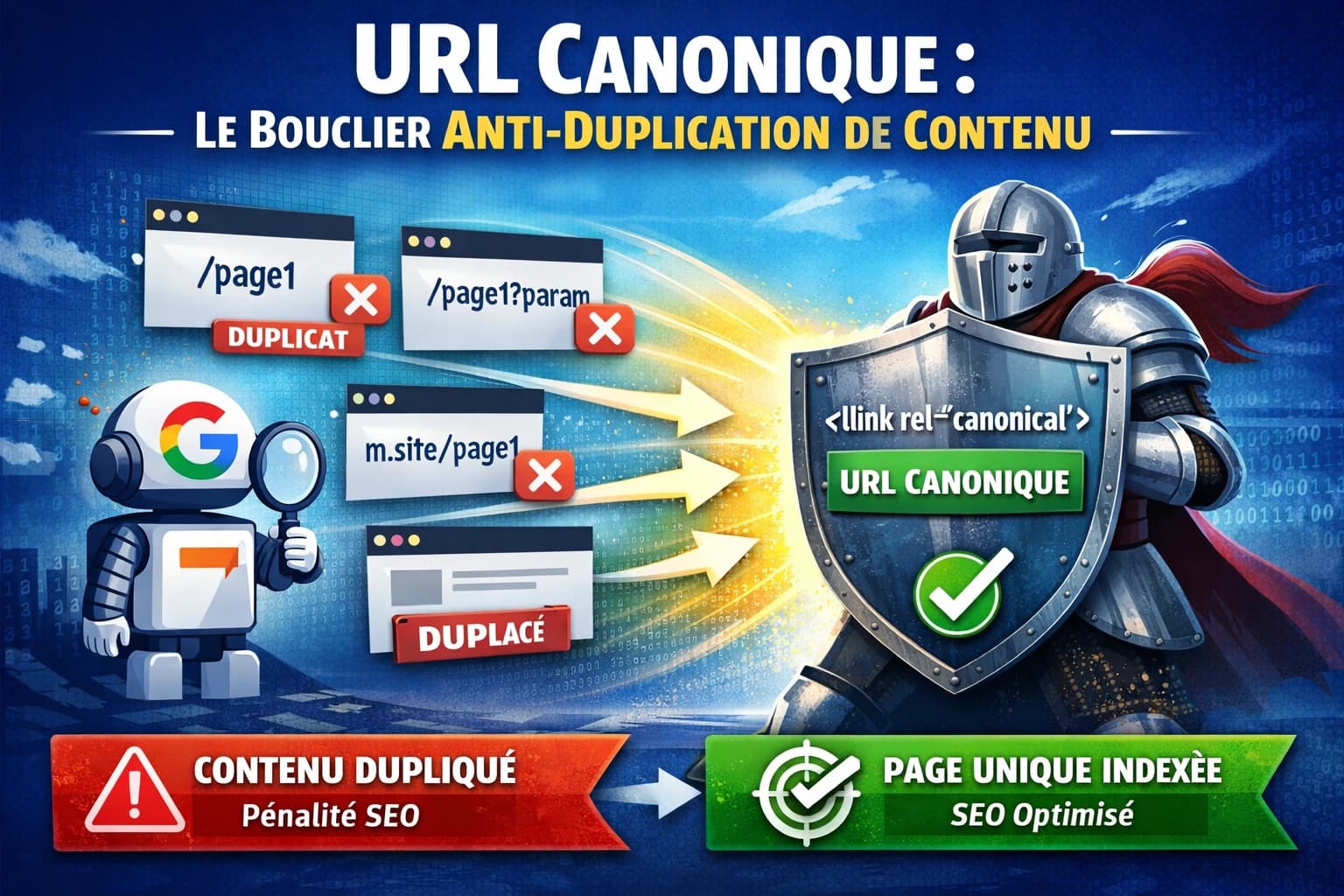 URL Canonique (Canonical) : Le Bouclier Anti-Duplication de Contenu