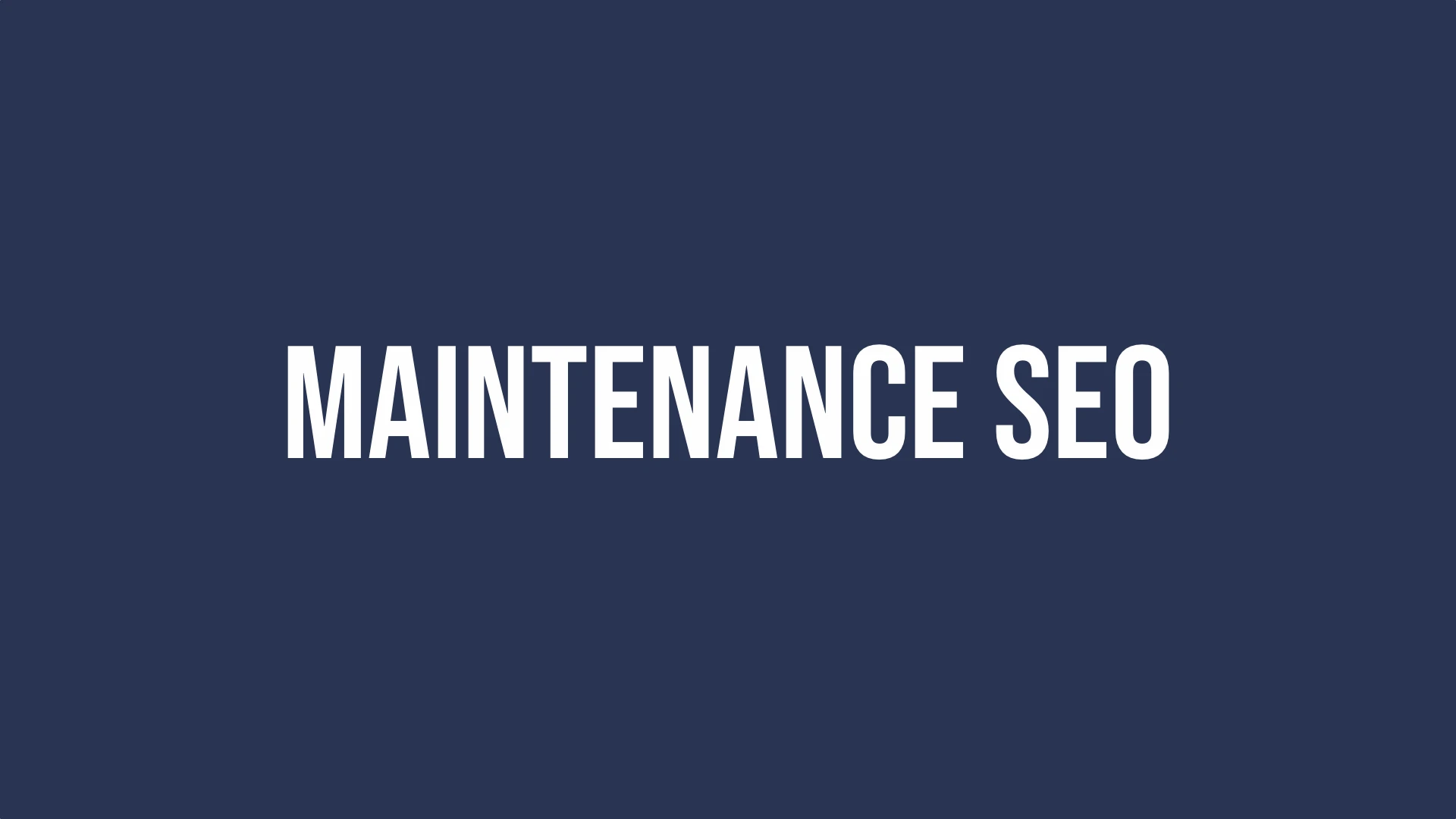 Maintenance SEO : Pourquoi votre site perd des clients (alors que vous n'avez rien touché)