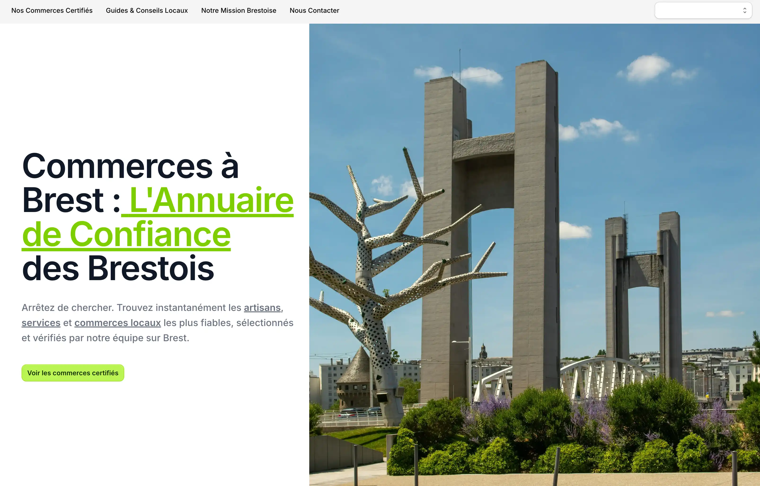 Annuaire local pour les commerces et services à Brest